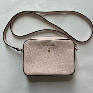 Michael Kors Pink Pebbled Leather Crossbody